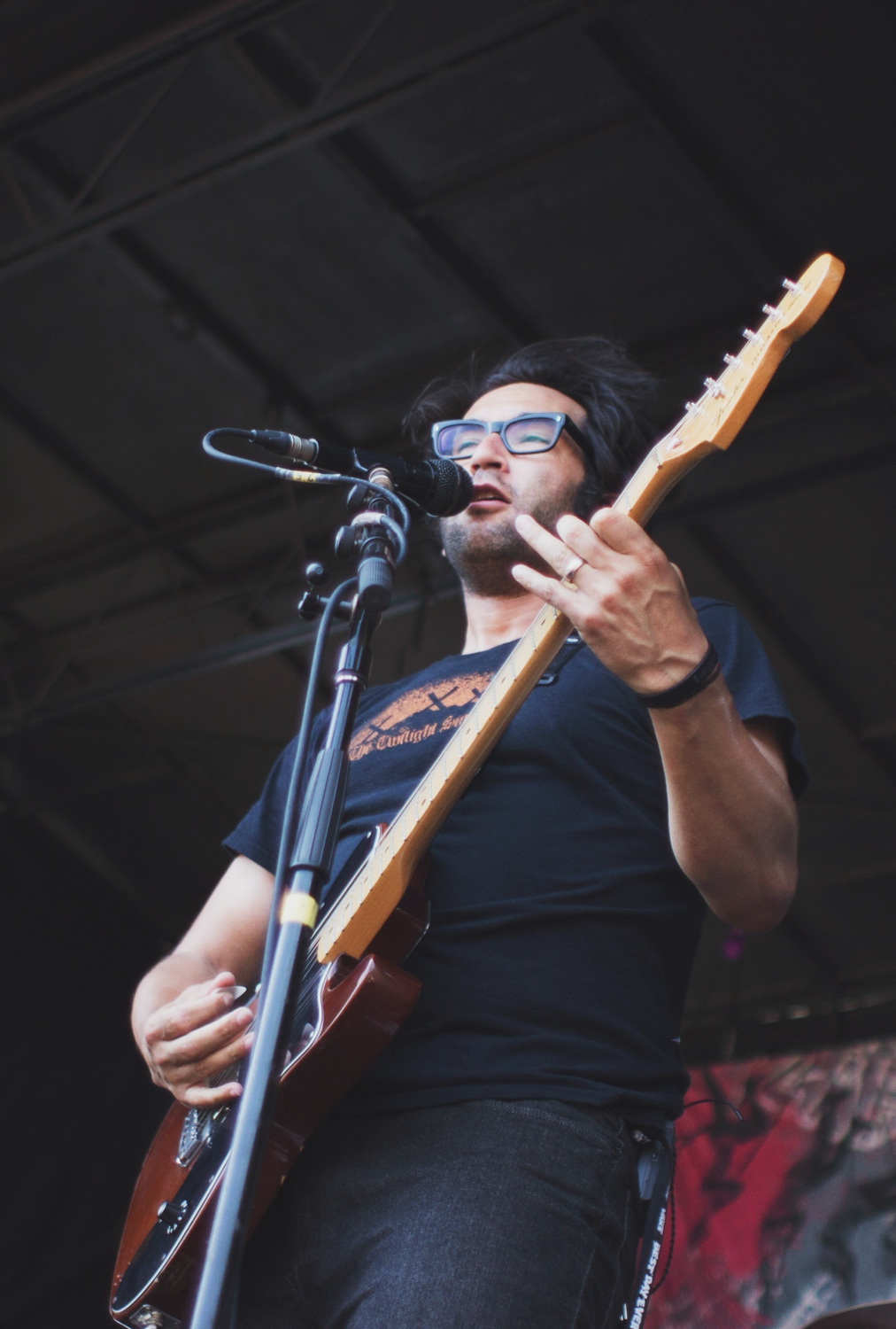 Justin Courtney Pierre of Motion City Soundtrack @ Warped Tour, Long Island